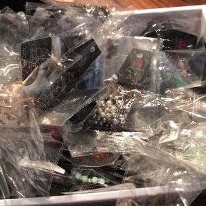 $7earrings. necklaces$10 bracelets are $5!! :)